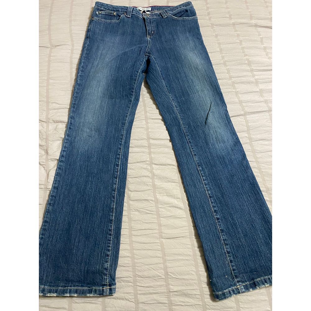 Tommy Hilfiger Womens Classic Blue Denim Boyfriend Jeans Bootcut 8R